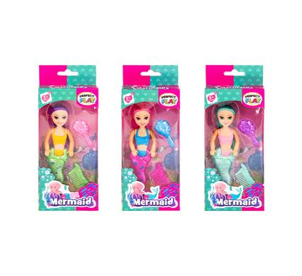 Doll mini mermaid asstd