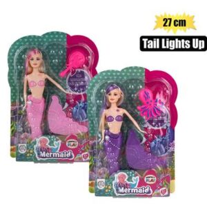 Doll mermaid light up tail 27 cm