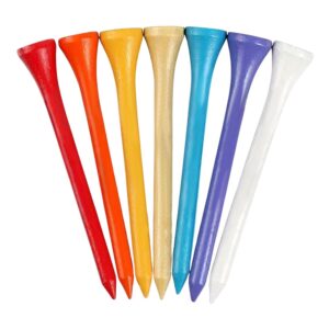 Golf Tees 30 Pack – Colorful Wooden Durable | PGM