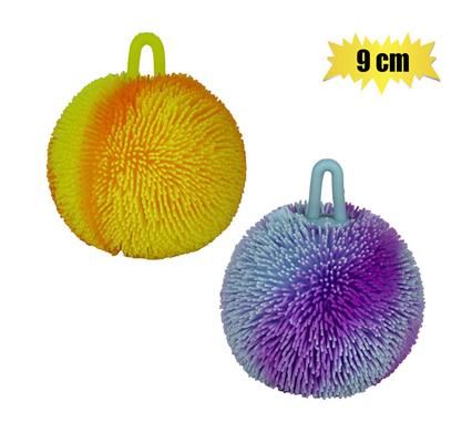 Novelty ball stress prickly 9cm 2 tone
