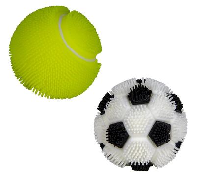 Novelty ball stress prickly 7.5cm sport