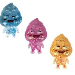 Novelty squeeze laughing poo 9cm