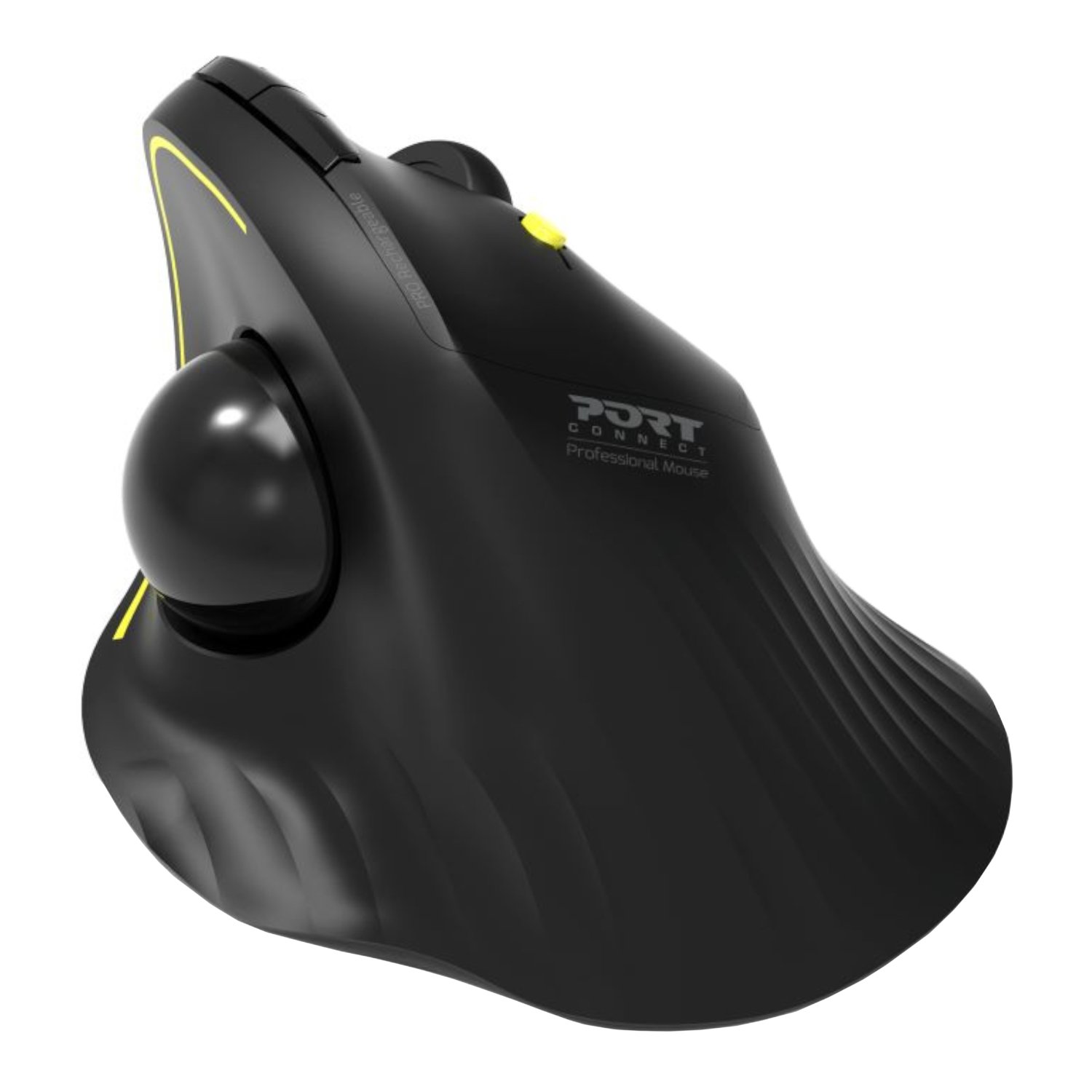 Port Connect Bluetooth + Wireless Rechargeable Ergonomic Trackball Mouse - Image 2
