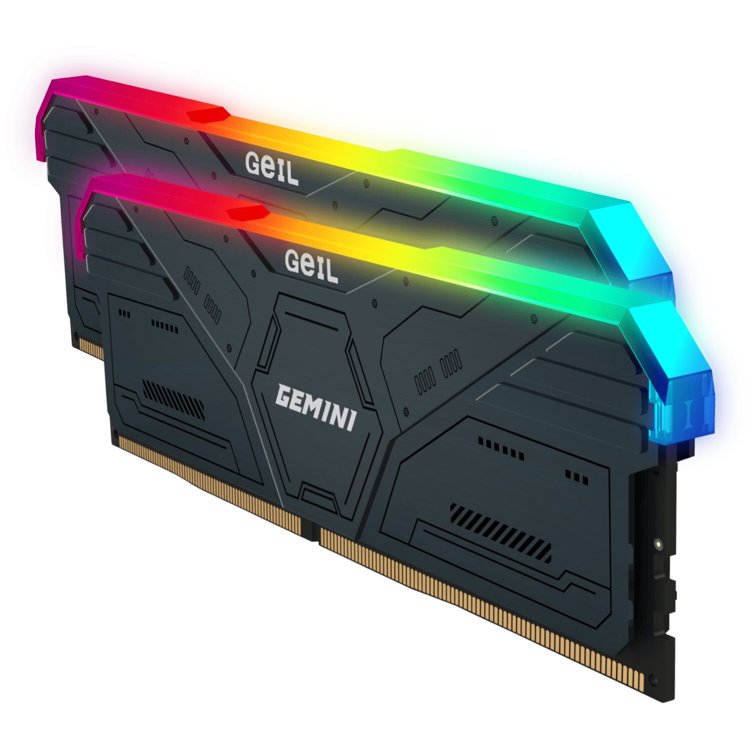 Geil Gemini RGB 64GB KIT(2X32GB) 6000MHz DDR5 Desktop Gaming Memory - Grey - Image 3