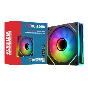 PCBuilder STORM PRISM 120mm ARGB Fan – Black
