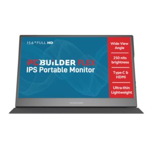 PCBuilder FLEX 15.6″ Full HD IPS Portable Monitor