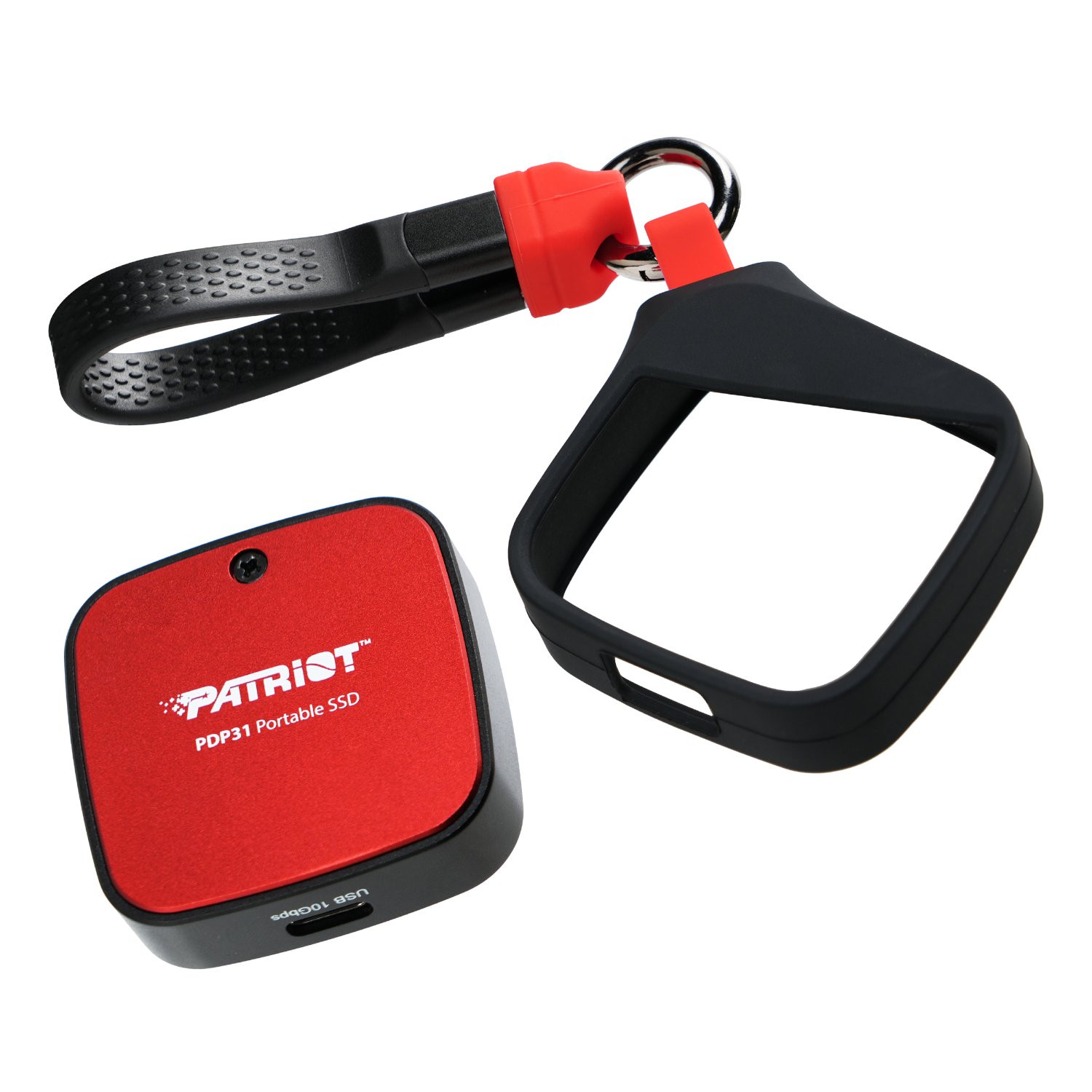 Patriot PDP31 1TB Type-C Portable SSD - Red / Black - Image 4