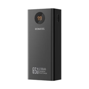 Romoss PEA27S Pro 27000mAh 65W Fast Charge Power Bank – Black