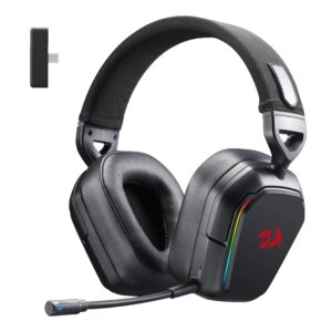 Redragon H868 RGB Wireless Gaming Headset – Black