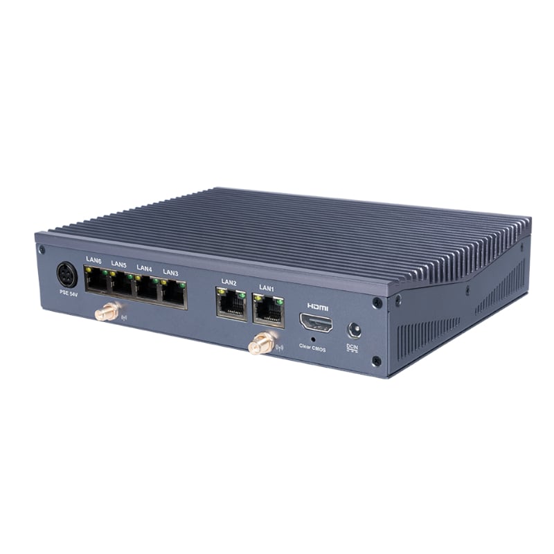 Giada RN28 with Intel N100 1x DDR4 3200Mhz x6 RJ45 - Image 2